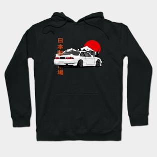 Nissan Silvia S14 Back View Hoodie